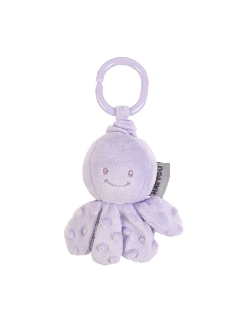 Nattou plüss felhúzós rezgő játék Lapidou - Octopus lila