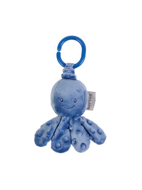 Nattou felhúzós rezgő játék plüss Lapidou - Octopus kék