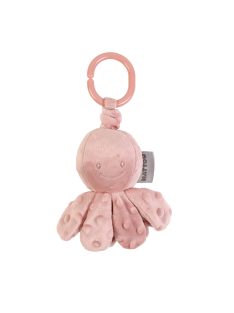   Nattou felhúzós rezgő játék plüss Lapidou - Octopus pink