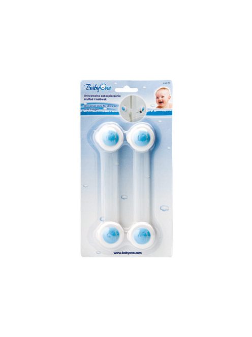 BabyOno Univerzális zár, 2db, fehér