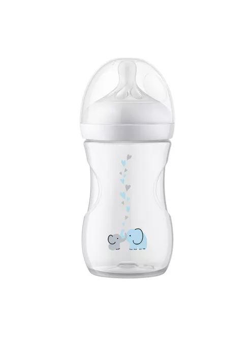 Philips AVENT Cumisüveg Natural Response AirFree szeleppel 260ml - elefánt
