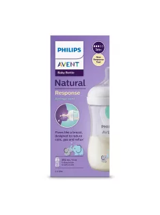  Philips AVENT Cumisüveg Natural Response AirFree szeleppel 260ml - elefánt