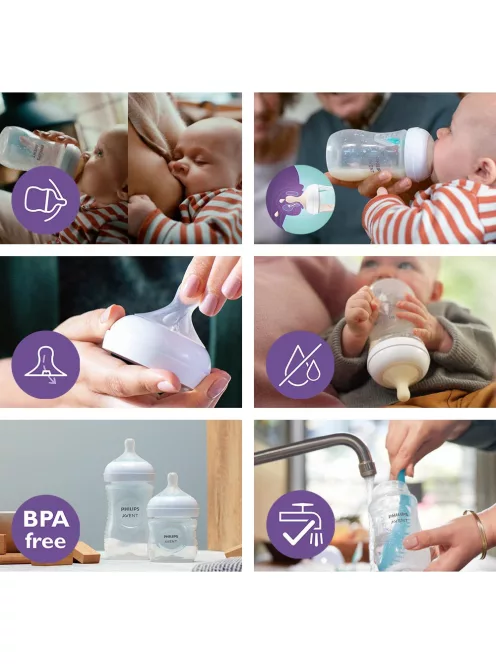 Philips AVENT Cumisüveg Natural Response AirFree szeleppel 260ml