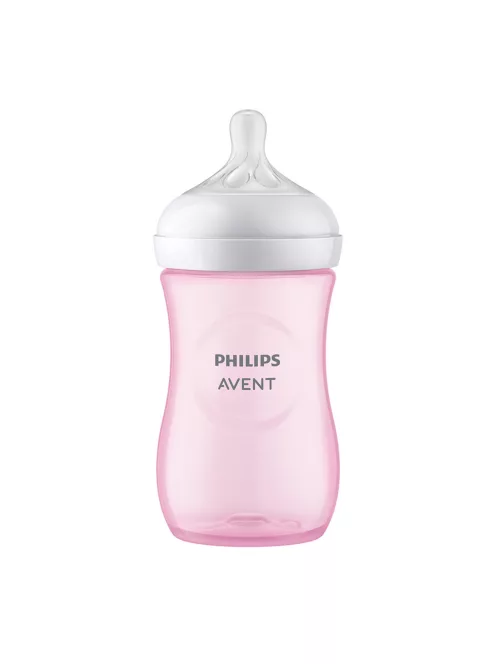 Philips AVENT Cumisüveg Natural Response 260ml - rózsaszín