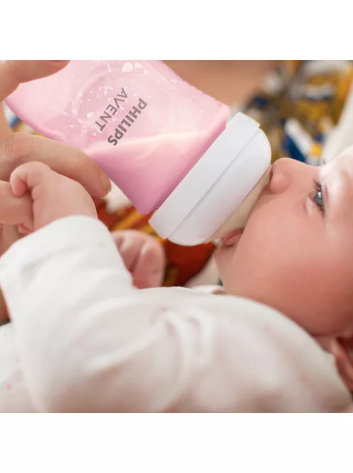Philips AVENT Cumisüveg Natural Response 260ml - rózsaszín