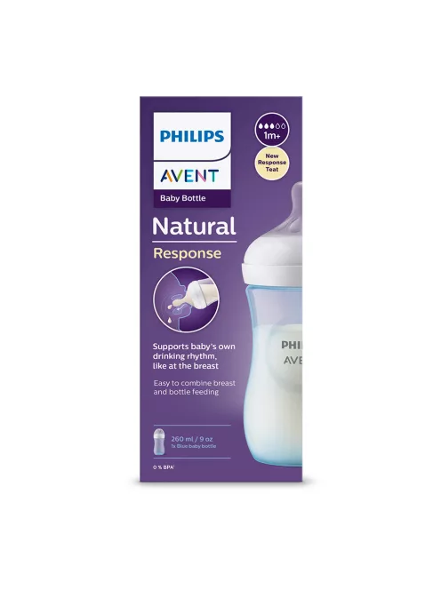 Philips AVENT Cumisüveg Natural Response 260ml - kék