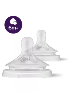   Philips AVENT Etetőcumi Natural Response 2db sűrűbb ételekhez 6hó
