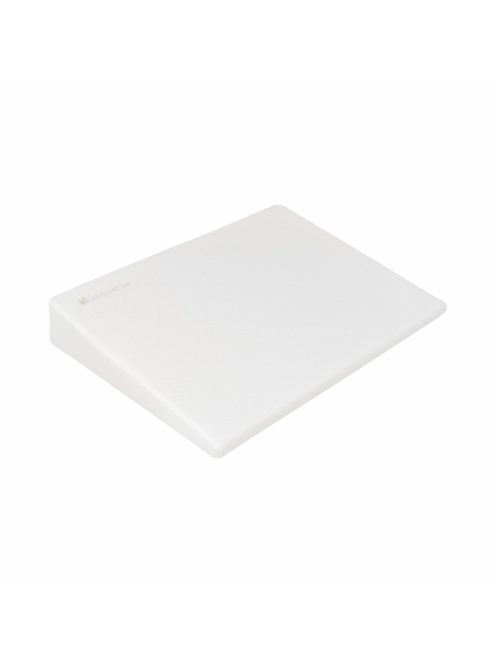 Kikkaboo párna - reflux ellen ék alakú memóriahabos Airknit fehér