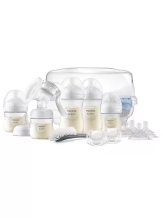   Philips AVENT Kézi mellszívó kezdő szett Natural Response mikrohullámú sterilizátorral