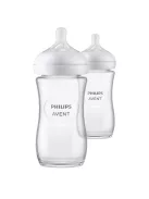Philips AVENT Cumisüveg Natural Response üveg 240ml 2db-os