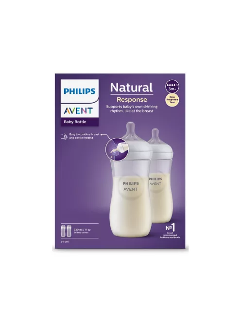 Philips AVENT Cumisüveg Natural Response 330ml 2db-os