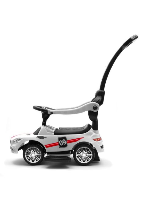 Baby Mix RACER bébitaxi tolókarral - fehér