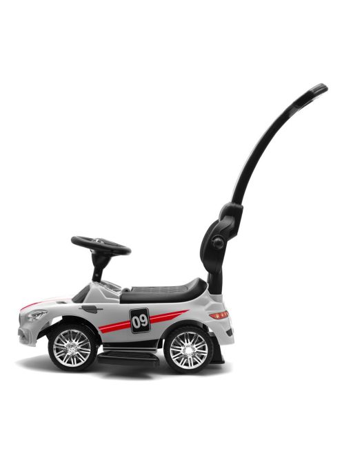 Baby Mix RACER bébitaxi tolókarral - fehér