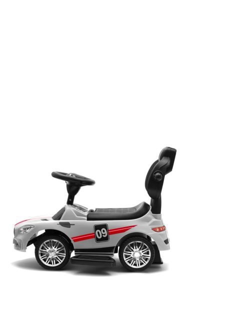 Baby Mix RACER bébitaxi tolókarral - fehér