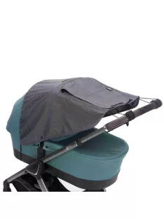   Fillikid kiegészítő naptető babakocsira és mózeskosárra Deluxe - szürke-melange