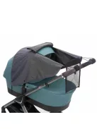 Fillikid kiegészítő naptető babakocsira és mózeskosárra Deluxe - szürke-melange