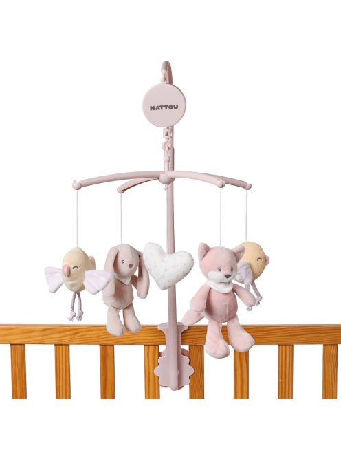 Nattou zenélő-forgó plüss - Alice and Pomme