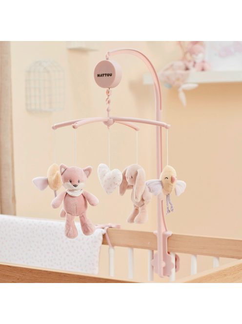 Nattou zenélő-forgó plüss - Alice and Pomme