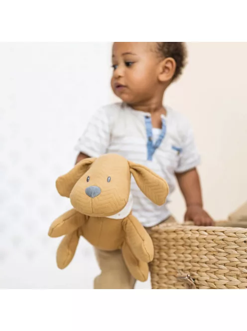 Nattou játék jacquard 30cm Charlie, a kutya - karamell