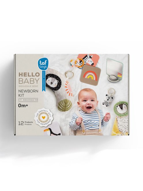 Taf Toys újszölött fejlesztő és játékkészlet Hello Baby Newborn kit 12915