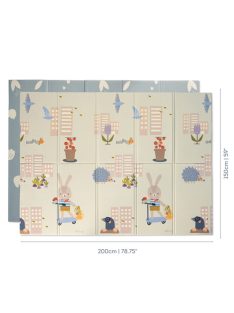   Taf Toys játszószőnyeg szivacs Urban Garden Foam mat 200x150 cm 13085