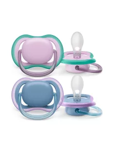   Philips AVENT Játszócumi Ultra Air neutral 6-18hó lányos 2db - kék