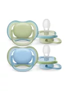 Philips AVENT Játszócumi Ultra Air neutral 0-6hó fiús 2db - kék