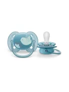 Philips AVENT Játszócumi Ultrasoft Premium 6-18hó 1db - kék