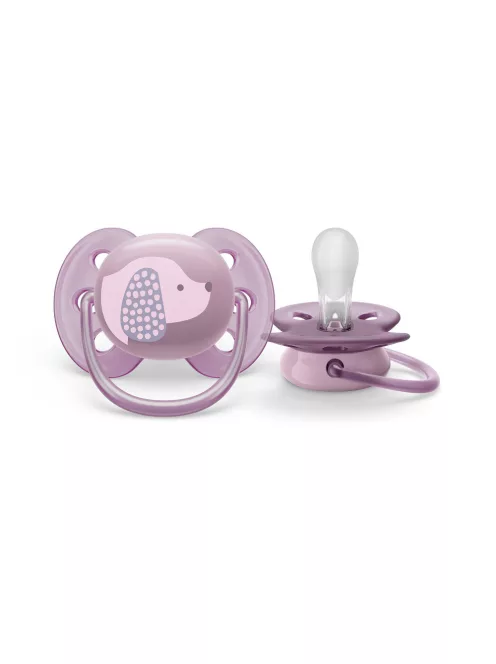 Philips AVENT Játszócumi Ultrasoft Premium 6-18hó 1db - lila