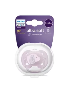   Philips AVENT Játszócumi Ultrasoft Premium 6-18hó 1db - lila