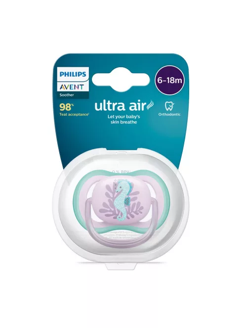 Philips AVENT Játszócumi ultra air 6-18hó - csikóhal 1db