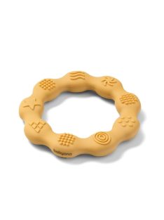BabyOno rágóka - RING szilikon gyűrű sárga 825/01