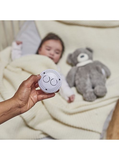 Nattou éjjeli fény zenélő Sleepy maci - szürke