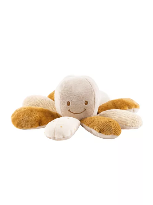 Nattou foglalkoztató játék plüss Lapidou Octopus - karamell