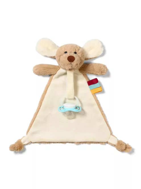 BabyOno plüss szundikendő Willy kutyus cumitartóval 1523