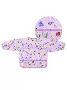   BabyOno Előke, hosszú ujjas, vízálló, Garden, 6 hó-2 év, 1476/01