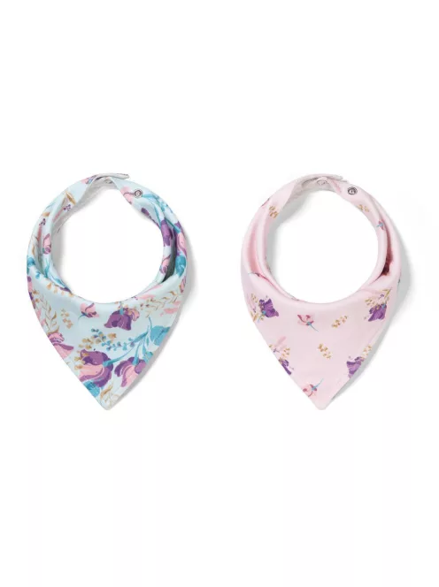 BabyOno Előke, háromszög, 2db, Floral, 879/16