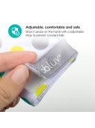 Bblüv Bébikesztyű, szilikonos rágókával - Glüv Grey