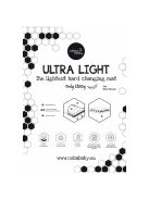 Ceba pelenkázólap merev 2 oldalú 50x70cm ULTRA LIGHT - dino king