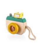 Zopa fa játék fényképezőgép zöld/sárga