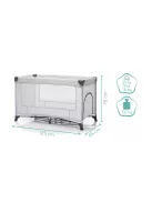 Fillikid utazóágy Nizza szürke 4059-07