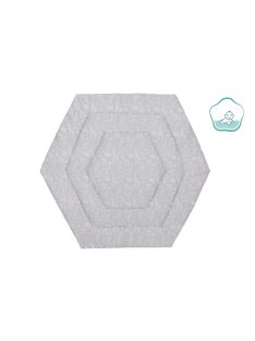   Fillikid betét hatszögletű utazójárókába 124cm átmérőjű - szürke Safari 1121-77