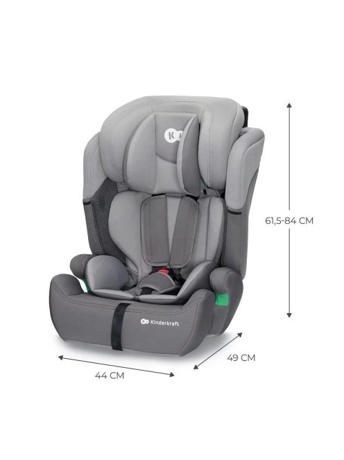 Kinderkraft gyerekülés Comfort Up i-Size 76-150cm szürke