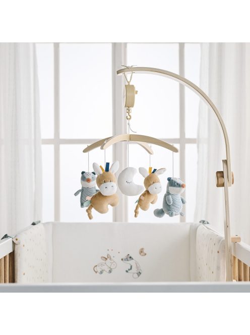 Nattou zenélő-forgó plüss fa állvánnyal - Felix and Leo