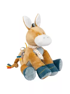   Nattou plüss foglalkoztató játék 45cm Felix and Leo - Felix, a szamár