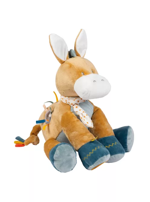 Nattou plüss foglalkoztató játék 45cm Felix and Leo - Felix, a szamár