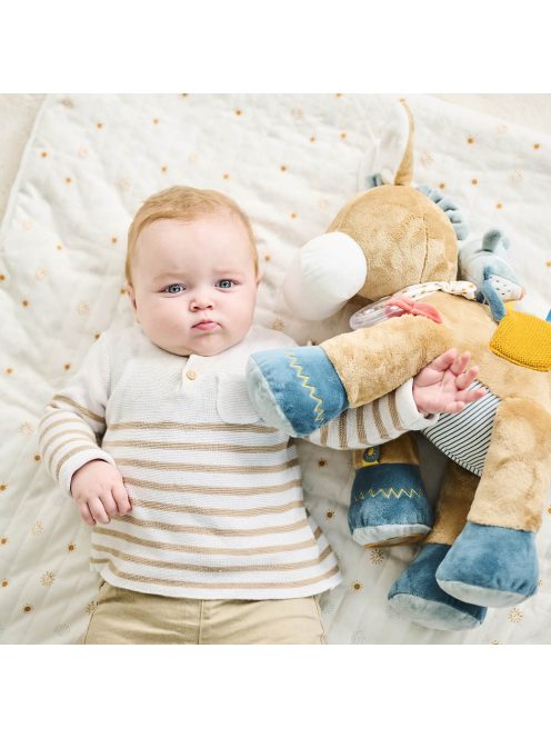 Nattou plüss foglalkoztató játék 45cm Felix and Leo - Felix, a szamár