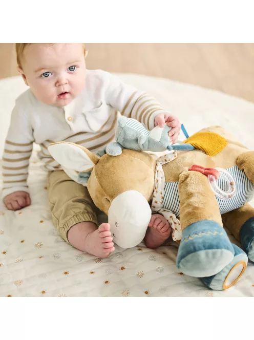 Nattou plüss foglalkoztató játék 45cm Felix and Leo - Felix, a szamár