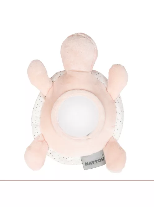 Nattou foglalkoztató játék plüss Lapidou Teknős - pink