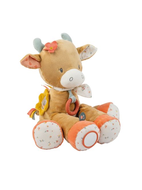 Nattou plüss foglalkoztató játék 45cm Mila, Zoe and Lana - Mila, a boci